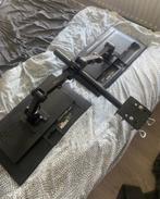 2 schermen + steunarm, VGA, Gebruikt, 23,8”, Medion