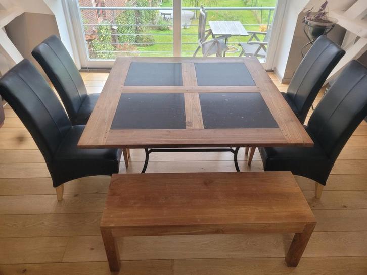 Eetkamertafel, Huis en Inrichting, Complete eetkamers, Gebruikt, Ophalen