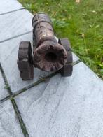Handgemaakt houten kanon, Ophalen