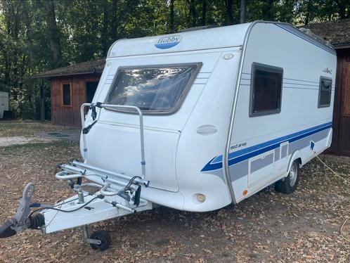 Caravan Hobby 450, Mover, voortent, rondzit, fietsenrek, Caravans en Kamperen, Caravans, Bedrijf, tot en met 4, Rondzit, Hobby