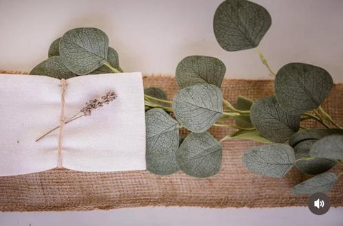 Trouwdecoratie - Groot lot eucalyptusslingers, Huis en Inrichting, Woonaccessoires | Kransen, Zo goed als nieuw, Ophalen