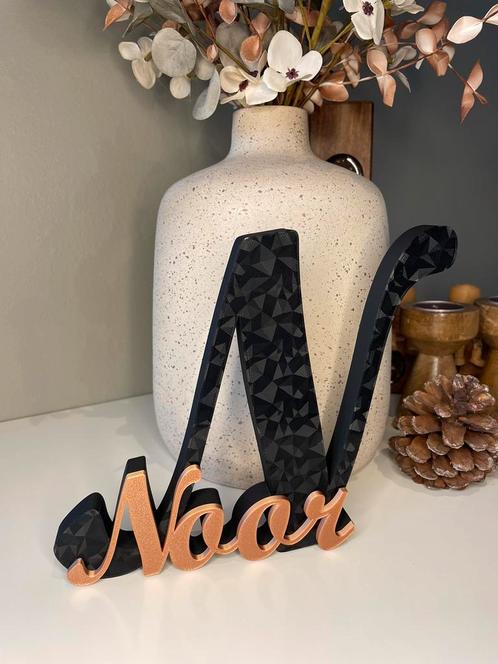 Prachtige naam letters, gepersonaliseerd. In alle kleuren, Huis en Inrichting, Woonaccessoires | Vazen, Nieuw, Ophalen of Verzenden