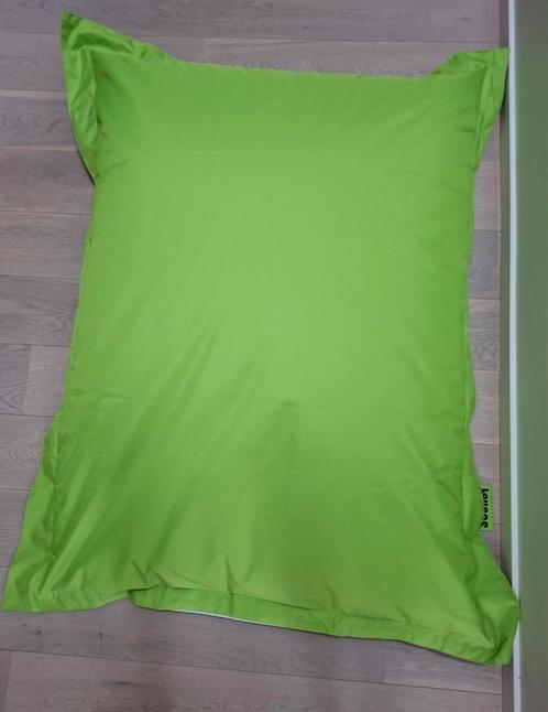 Grote groene zitzak, Huis en Inrichting, Zitzakken, Zo goed als nieuw, Zitzak, Geel, Ophalen
