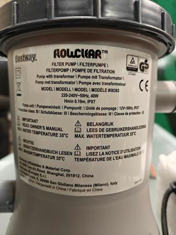 Filterpomp Bestway model #58383 beschikbaar voor biedingen
