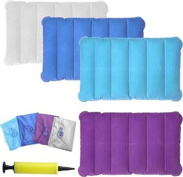 Ensemble de 4 coussins gonflables pour camping sur la plage, Envoi, Neuf