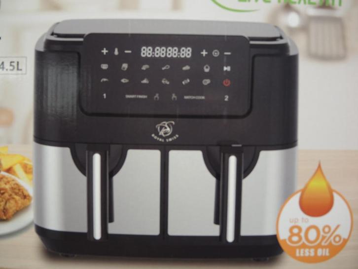 Airfryer 9 liter dubbele zone nieuw!, Elektronische apparatuur, Slowcookers, Nieuw, Ophalen of Verzenden