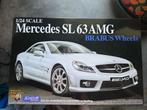 Aoshima Mercedes SL63 AMG BRABUS Wheels 1/24, Hobby en Vrije tijd, Modelbouw | Auto's en Voertuigen, Overige merken, Auto, Groter dan 1:32