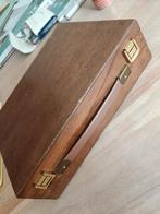 Tekenkoffer hout, Ophalen of Verzenden, Gebruikt