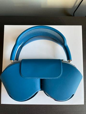Airpods max blauw met smart case, Autres marques, Bluetooth, Enlèvement ou Envoi, Circum-aural