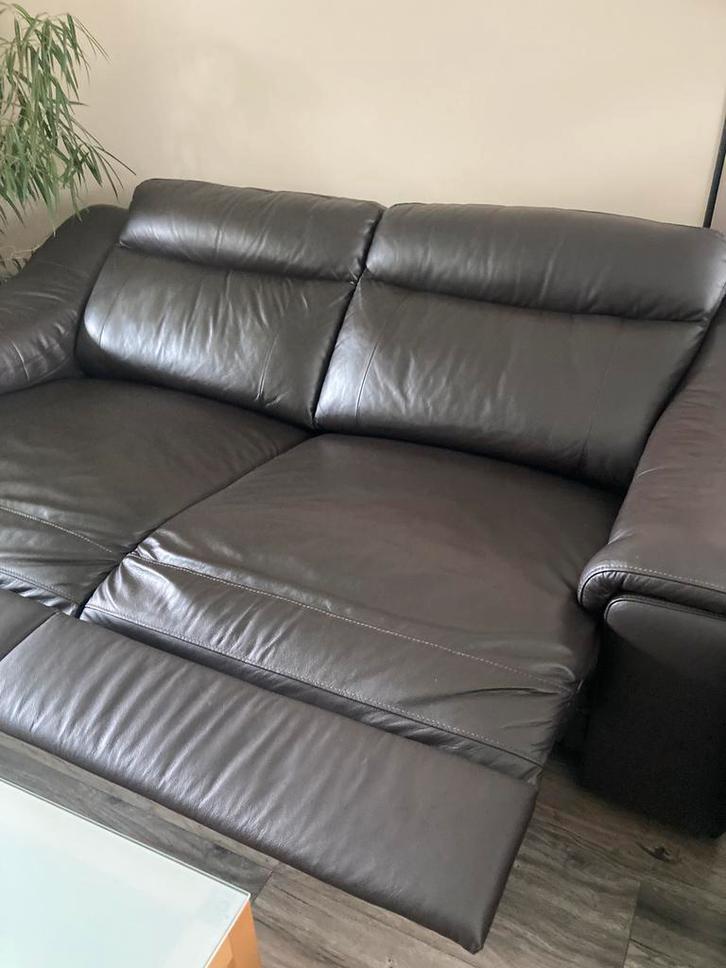 Châteaux d'Ax met 3 en 2 zitplaatsen, Huis en Inrichting, Zetels | Zetels, Zo goed als nieuw, Leer, Ophalen