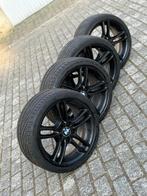 Zwarte Bmw M velgen met band, Auto-onderdelen, Ophalen, 18 inch, 245 mm, Banden en Velgen