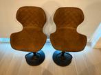 2 tabourets de bar, 2 tabourets, Enlèvement, Comme neuf, Avec repose-pieds