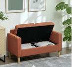 NIEUW Sofa 2-zit met opbergruimte, Huis en Inrichting, Zetels | Zetels, Ophalen, Minder dan 75 cm, Rechte bank, Minder dan 150 cm