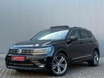 VW Tiguan 2.0 TDI DSG 3xR-Line Pano Xenon Keyless Garantie*, Auto's, Volkswagen, Leder en Stof, Zwart, Bedrijf, Bluetooth