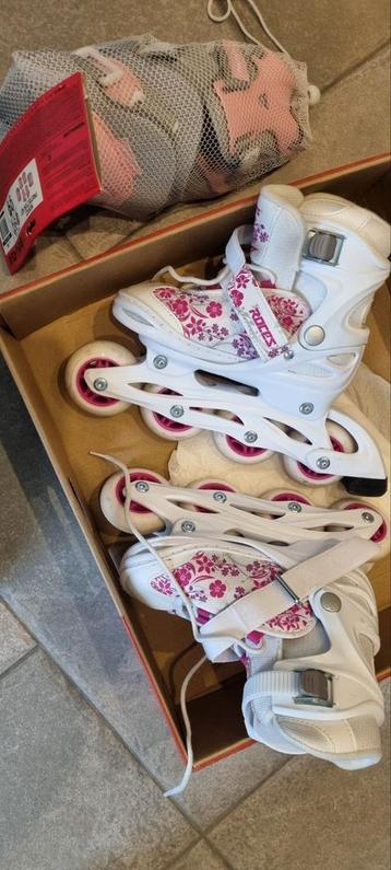 Roces Compy Skates maat 30-33 + beschermset Nijdam beschikbaar voor biedingen