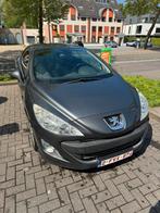 Peugot 308CC 2009 75.000km Carplay, Auto's, Voorwielaandrijving, 4 zetels, Zwart, Cabriolet