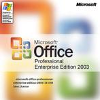 microsoft-office-professional-enterprise-edition-2003 Clé US, Word, Ophalen of Verzenden