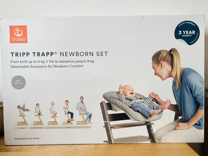 Stokke tripp trapp newbornset, Enfants & Bébés, Chaises pour enfants, Comme neuf, Enlèvement