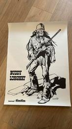 Affiche journal Tintin des années  80 de Derib Buddy Longway, Collections, Comme neuf, Enlèvement ou Envoi