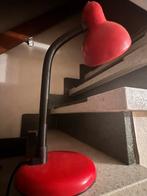 Vintage Hustadt Leuchten tafellamp – rood – jaren ’70 design, Huis en Inrichting, Lampen | Tafellampen, Ophalen, Zo goed als nieuw