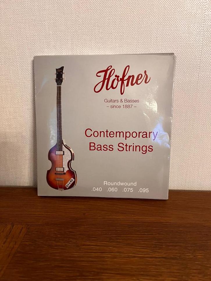 Höfner Contemporary Bass Strings Roundwound, Musique & Instruments, Instruments | Pièces, Neuf, Guitare basse électrique, Enlèvement ou Envoi