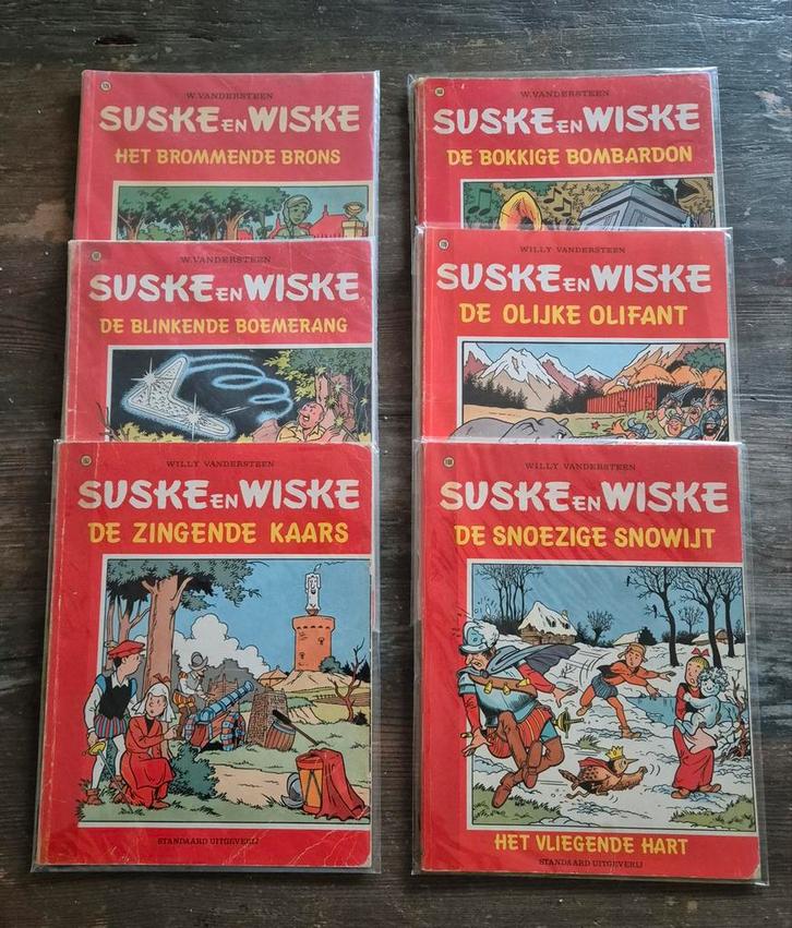 6x Suske en Wiske 1ste druk, Boeken, Stripverhalen, Ophalen of Verzenden