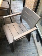 Tuinstoel taupe, Tuin en Terras, Ophalen, Zo goed als nieuw