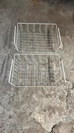 panier en métal blanc, Enlèvement, Comme neuf