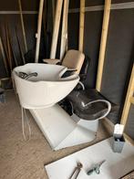 Maletti kapperstoel + wasbak, Antiek en Kunst, Ophalen