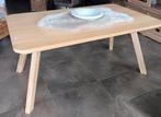 Eiken Eettafel, Huis en Inrichting, Tafels | Eettafels, Ophalen, Eikenhout, 50 tot 100 cm, Zo goed als nieuw