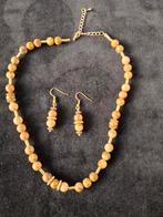Natuursteen JASPER set , ketting met oorbellen. Handgemaakt!, Handtassen en Accessoires, Edelstenen, Ophalen of Verzenden, Zo goed als nieuw
