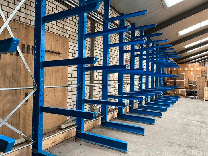 Zware draagarmstelling NIEUW 4 meter hoog en 1.200 mm diep., Zakelijke goederen, Kantoor en Winkelinrichting | Magazijn, Stelling en Opslag