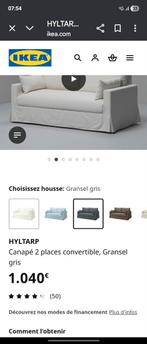 clic clac 2 personnen, Huis en Inrichting, Ophalen, Zo goed als nieuw, Tweepersoons, Beige