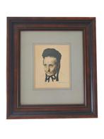 Origineel portret (aquarel) - Rogier Vanderheyen - 1948, Ophalen of Verzenden
