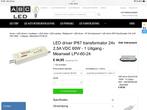 Led driver ip67 transformator 24 volt 2,5 a -Vdc 60 wat 1uit, Enlèvement, Neuf