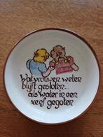 Vintage schoteltje met spreuk, Enlèvement