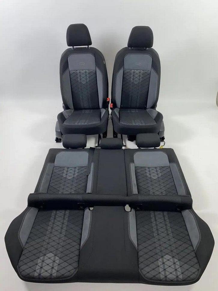 Interieur VW Polo 6 R (AW) Stof/Alcantara Zwart/Grijs, Auto-onderdelen, Overige Auto-onderdelen, Gebruikt, Ophalen of Verzenden