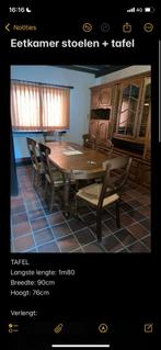 Eettafel plus stoelen!, Ophalen