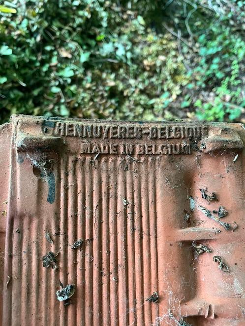 Tuiles hennuyères noires, Doe-het-zelf en Bouw, Dakpannen en Dakbedekking, Zo goed als nieuw, Dakpannen, Ophalen
