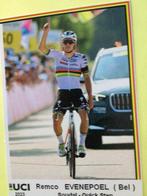 wielerkaart  wk  2023 team quick step remco evenepoel, Sport en Fitness, Wielrennen, Verzenden, Zo goed als nieuw