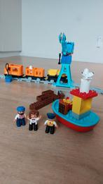 lego Duplo goederentrein + uitbreiding brug, Kinderen en Baby's, Speelgoed | Duplo en Lego, Ophalen, Zo goed als nieuw