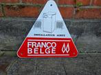 Emaille bord franco belge, Ophalen of Verzenden