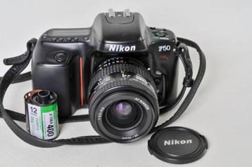 Nikon F 50 AF + Zoom 35-70 mm 1:3.5 -4,5 Appareil argentique disponible aux enchères