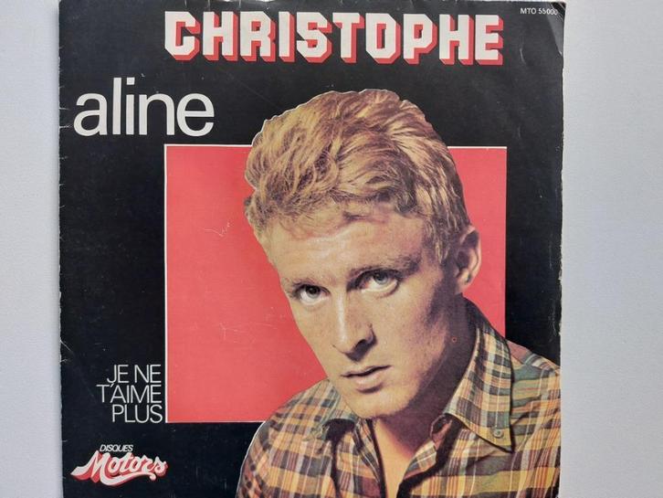 Christophe - Aline, Cd's en Dvd's, Vinyl Singles, Pop, Ophalen of Verzenden