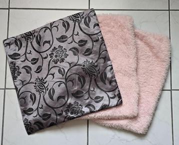 Set van 3 sierkussenovertrekken voor 2 € beschikbaar voor biedingen