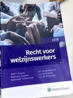 studieboek: rechten voor welzijnswerkers, Ophalen, Gelezen, Hogeschool