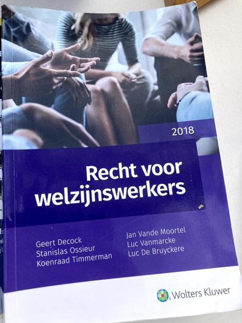 studieboek: rechten voor welzijnswerkers, Boeken, Studieboeken en Cursussen, Gelezen, Hogeschool, Ophalen