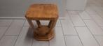 Art deco voetstuktafel in blond fruithout H 55cm, Antiek en Kunst, Antiek | Meubels | Tafels
