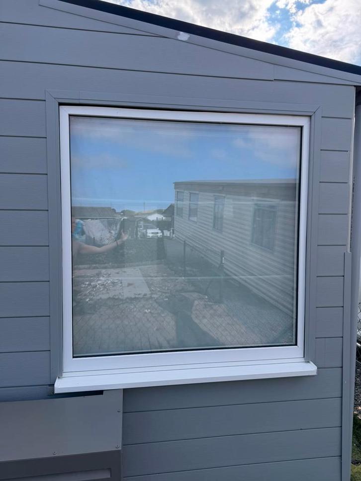 Vast raam B155 x H152 Profel, Doe-het-zelf en Bouw, Raamkozijnen en Schuifdeuren, Zo goed als nieuw, Ophalen