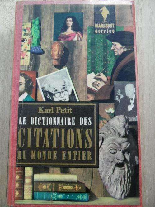 Le dictionnaire des citations du monde entier, Boeken, Taal | Frans, Gelezen, Non-fictie, Ophalen of Verzenden